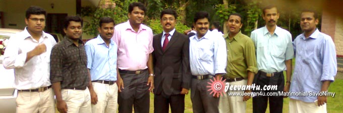 Savio Dominic Picture with Friends